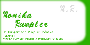 monika rumpler business card